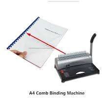 Binding machine & combs